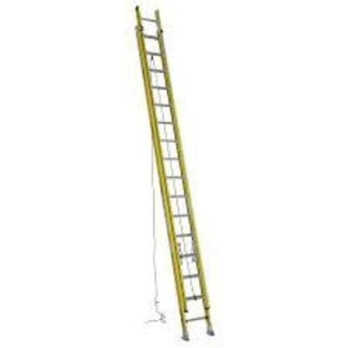 DESCRIPTION: (1) EXTENSION LADDER BRAND/MODEL: WERNER #4XP02 INFORMATION: YELLOW SIZE: 32 FT INDUSTRY LADDER SIZE, 29 FT EXTENDED LADDER HT, D-RUNG, A
