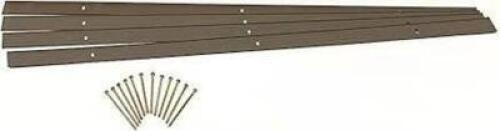 DESCRIPTION: (3) BOXES OF LANDSCAPING EDGING BRAND/MODEL: EASYFLEX INFORMATION: BROWN, ALUMINUM SIZE: 24' TOTAL, (12) 10" STEEL SPIRAL SPIKES RETAIL$: