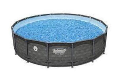 DESCRIPTION: (1) POWER STEEL FRAME ABOVE GROUND POOL BRAND/MODEL: COLEMAN INFORMATION: OVAL SIZE: 13'X42" RETAIL$: $600.00 EA QTY: 1