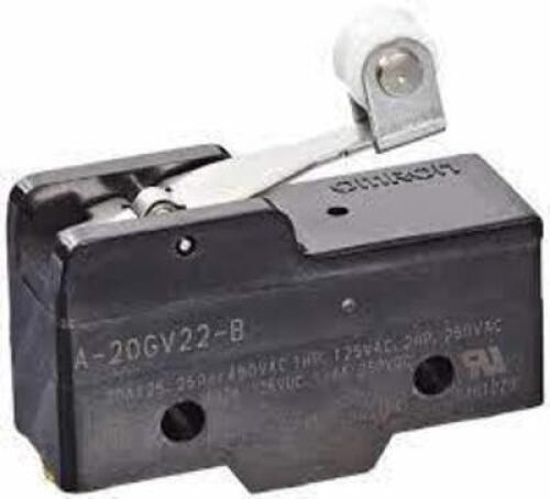 DESCRIPTION: (30) BASIC LIMIT SWITCH BRAND/MODEL: OMRON #A-20GV22 RETAIL$: $19.73 EA QTY: 30