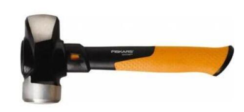 DESCRIPTION: (2) ANTI-SHOCK SLEDGE HAMMERS BRAND/MODEL: FISKARS #750910-1001 INFORMATION: ORANGE FIBERGLASS HANDLE, STEEL HEAD RETAIL$: $63.31 EA QTY: