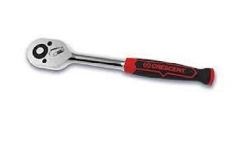 DESCRIPTION: (1) DUAL MATERIAL HANDLE RATCHET DRIVE BRAND/MODEL: CRESCENT #CRW1 INFORMATION: RED AND BLACK HANDLE SIZE: 1/4" RETAIL$: $15.69 EA QTY: 1