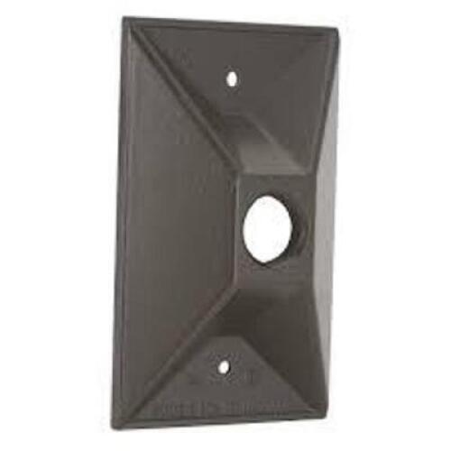 DESCRIPTION: (20) RECTANGULAR CLUSTER COVER, ONE OUTLET BRAND/MODEL: BELL OUTDOOR #5186-2 INFORMATION: BRONZE SIZE: 1/2" RETAIL$: $10.75 EA QTY: 20