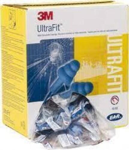 DESCRIPTION: (1) CASE OF (100) CORDED ULTRAFIT EARPLUGS BRAND/MODEL: 3M #87901179 INFORMATION: BLUE, CORDED RETAIL$: $169.99 EA QTY: 1