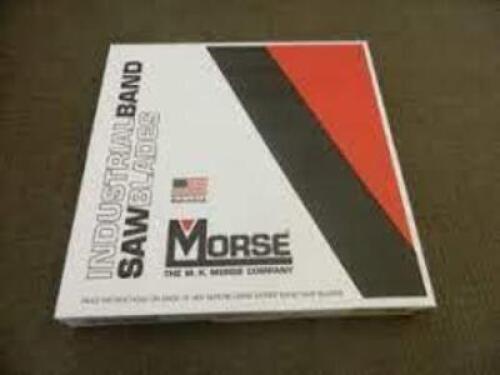 DESCRIPTION: (4) BI-METAL BANDSAW SAW BLADES BRAND/MODEL: MORSE #5561571800 SIZE: 15'X1-1/4"X.042 5/7V RETAIL$: $206.50 EA QTY: 4
