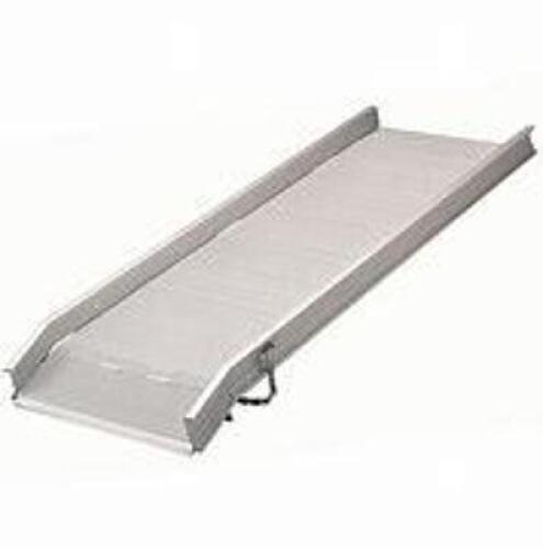 DESCRIPTION: (1) WALK RAMP, APRON END BRAND/MODEL: ZORO INFORMATION: 800 LB CAPACITY, ALUMINUM SIZE: 24" LONG, 32" WIDE, NON SKID RETAIL$: $438.21 EA