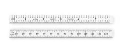 DESCRIPTION: (1) BOX OF (75) FLEX CF RULERS BRAND/MODEL: STARRETT #56207343 INFORMATION: 150 MM SIZE: SLEEVE INCLUDED RETAIL$: $34.50 EA QTY: 1