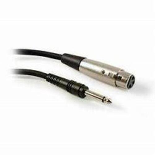 DESCRIPTION: (10) MICROPHONE CORD BRAND/MODEL: MCM #24-12307 INFORMATION: BLACK SIZE: XLR JACK 1/4" RETAIL$: $23.50 EA QTY: 10