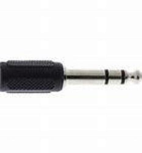 DESCRIPTION: (1) BAG OF (100) STEREO PLUG TO STEREO JACK BRAND/MODEL: MCM #27-010 INFORMATION: BLACK SIZE: 1/4" TO 3.5MM RETAIL$: $4.48 PER JACK QTY: