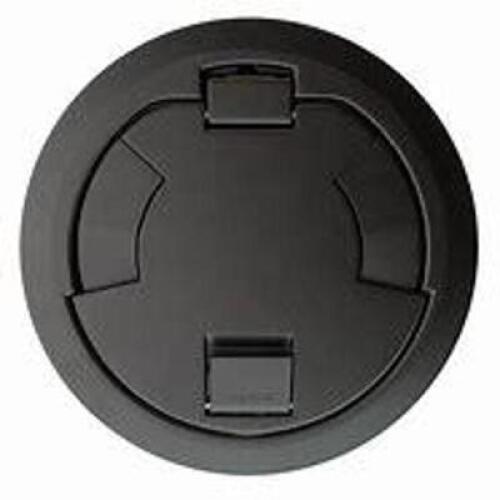 DESCRIPTION: (5) POKE THRU FLANGE AND SIDE HOLDER BRAND/MODEL: WIREMOLD #RC4CTCBK INFORMATION: BLACK IMAGES ARE FOR ILLUSTRATION PURPOSES ONLY AND MAY