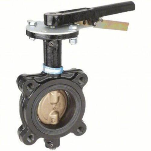DESCRIPTION: (1) BUTTERFLY VALVE BRAND/MODEL: MILWAUKEE #5MPA9 SIZE: M, Lug Style, Ductile Iron, 3 in Pipe Size RETAIL$: $203.11 EA QTY: 1