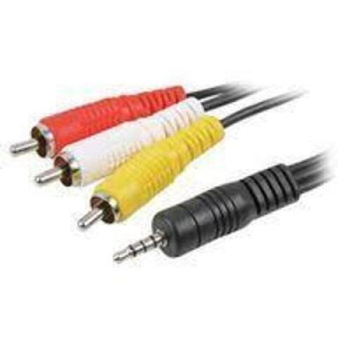 DESCRIPTION: (1) BAG OF (24) VIDEO CABLE ASSEMBLY BRAND/MODEL: MCM PRO-SIGNAL #24-13912 SIZE: Audio / Video Cable Assembly, 3.5mm 4 Pole Plug, RCA Plu