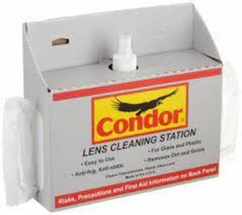 DESCRIPTION: (6) LENS CLEANING STATION BRAND/MODEL: CONDOR SIZE: 1200 WIPE COUNT RETAIL$: $24.43 EA QTY: 6