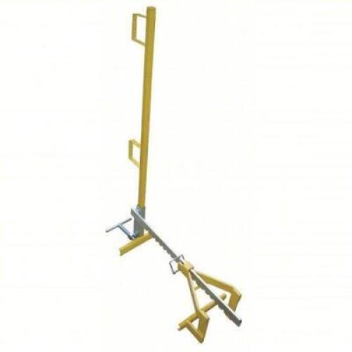 DESCRIPTION: (2) CLAMP GUARDRAIL SYSTEM BRAND/MODEL: 10K037 INFORMATION: YELLOW SIZE: 3.5X10-3/4 RETAIL$: $135.95 EA QTY: 2
