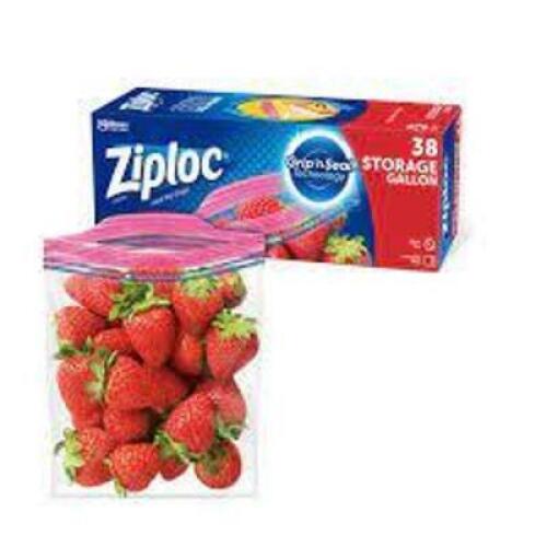 DESCRIPTION: (4) PACKS OF (38) STORAGE BAGS BRAND/MODEL: SIPLOCK SIZE: 1 GALLON RETAIL$: $6.00 EA QTY: 4