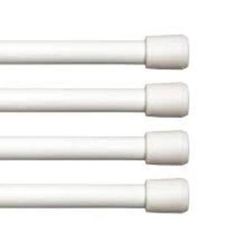 DESCRIPTION: (10) SPRING TENSION RODS BRAND/MODEL: 350033829 INFORMATION: WHITE SIZE: 28-48" RETAIL$: $10.49 EA QTY: 10