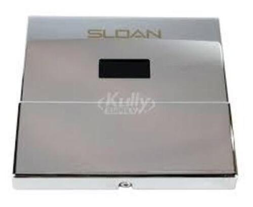 DESCRIPTION: (1) COVER PLATE WITH SENSOR BRAND/MODEL: SLOAN #EL635A INFORMATION: CHROME RETAIL$: $359.55 EA QTY: 1