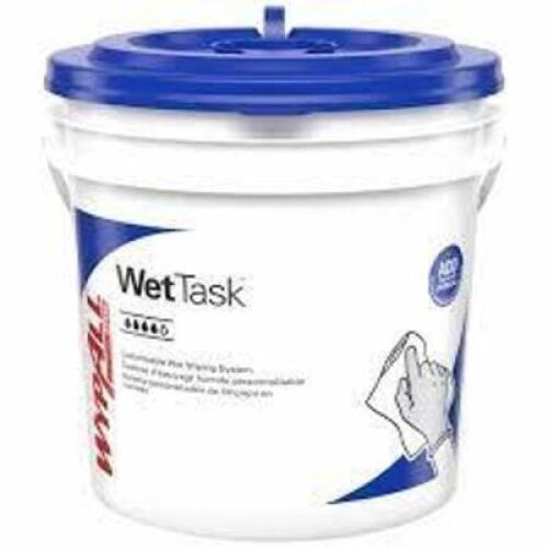 DESCRIPTION: (3) DISINFECTING WIPES DISPENSERS BRAND/MODEL: KIMTECH WETTASK #51677 INFORMATION: EMPTY, WIPES NOT INCLUDED RETAIL$: $25.00 EA QTY: 3