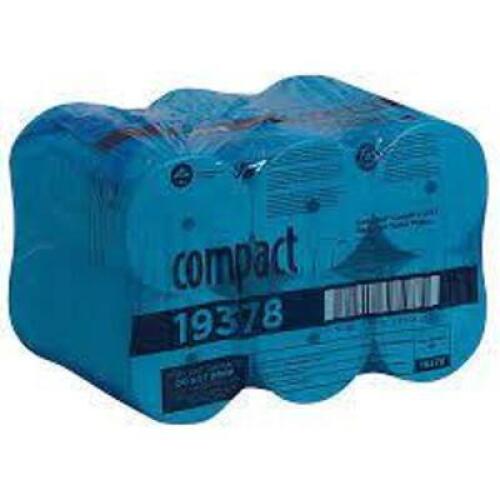 DESCRIPTION: (1) CASE OF (18) ROLLS OF HIGH CAPACITY TOILET PAPER BRAND/MODEL: COMPACT #19378 SIZE: 1500 SHEETS PER ROLL RETAIL$: $64 QTY: 1
