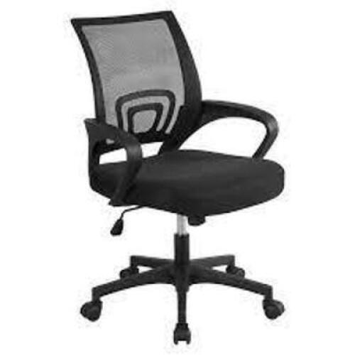 DESCRIPTION: (1) OFFICE CHAIR BRAND/MODEL: YAHEETECH #591679 INFORMATION: BLACK RETAIL$: $20.00EA QTY: 1