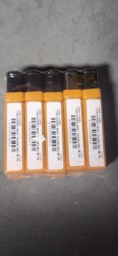 DESCRIPTION: (10) SOLID CARBIDE JOBBER LENGTH DRILLS BRAND/MODEL: HERTEL 79892014 SIZE: #38 RETAIL$: $16.22 EA QTY: 10