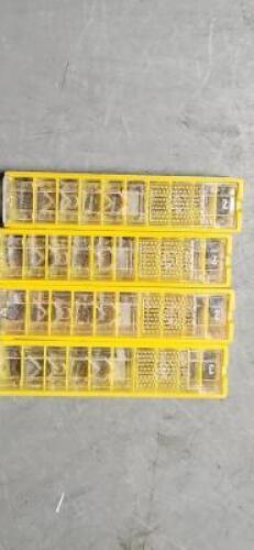 DESCRIPTION: (40) CARBIDE GROOVING INSERTS BRAND/MODEL: KENNAMETAL A3G0400M4SP08DF KC5025 RETAIL$: 20.11 PER INSERT QTY: 40