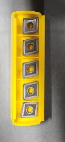 DESCRIPTION: (10) CNMP CARBIDE TURNING INSERTS BRAND/MODEL: KENNAMETAL CNMP120408 RETAIL$: 23.13 PER INSERT QTY: 10