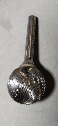 DESCRIPTION: (2) SOLID CARBIDE DOUBLE CUT BALL BURR BRAND/MODEL: SGS 12678 SIZE: SD-9 1/4" SD RETAIL$: $78.72 E QTY: 2