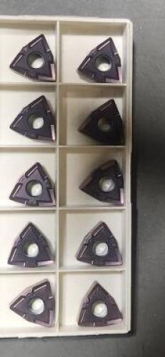 DESCRIPTION: (10) WNMG432-MF1 CARBIDE TURNING INSERT BRAND/MODEL: SECO WNMG080408-MF1 TH1000 RETAIL$: $21.46 PER INSERT QTY: 10