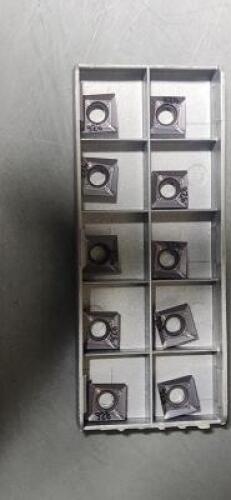 DESCRIPTION: (10) SPMT CARBIDE MILLING INSERTS BRAND/MODEL: ISCAR 5604459 RETAIL$: 21.12 PER INERT QTY: 10