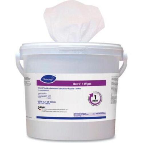 DESCRIPTION: (2) OXIVIR TB WIPES BRAND/MODEL: DIVERSEY #4599516 SIZE: 11X12 RETAIL$: $15.00EA QTY: 2