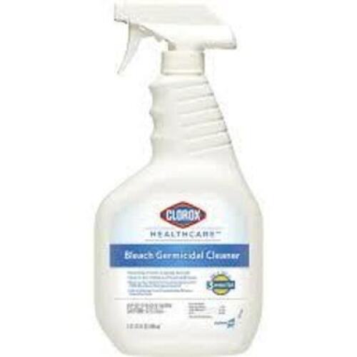 DESCRIPTION: (6) BLEACH GERMICIDAL CLEANER BRAND/MODEL: CLOROX HEALTHCARE SIZE: 1 QT RETAIL$: $23.48 EA QTY: 6