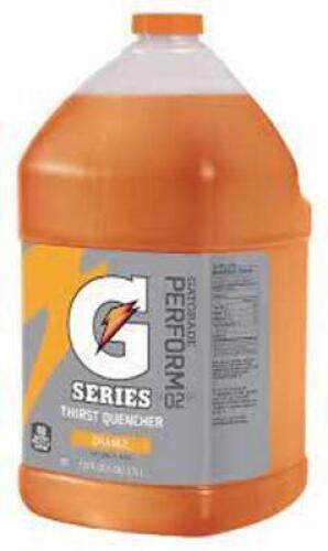 DESCRIPTION: (1) CASES OF (4) SPORTS DRINK MIX LIQUID BRAND/MODEL: GATORADE #3AJ38 INFORMATION: ORANGE SIZE: 6 GALLON YIELD PER GALLON RETAIL$: $75.00