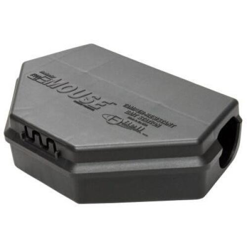 DESCRIPTION: (4) LOCKING MOUSE BAIT STATIONBRAND/MODEL: TOMCATINFORMATION: BLACK, TRIANGULAR, LOCATED AT SHAPIRO METAL SUPPLYRETAIL$: $8.20 EAQTY: 4