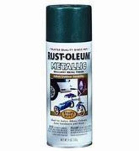 DESCRIPTION: (5) CANS OF METALLIC SPRAY PAINTBRAND/MODEL: RUST-OLEUM #7252INFORMATION: RACING GREEN, LOCATED AT SHAPIRO METAL SUPPLYSIZE: 11 OZRETAIL$: $273.24 TOTALQTY: 5