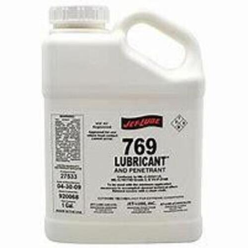 DESCRIPTION: (2) LUBRICANT AND PENETRANTBRAND/MODEL: JET_LUBE #769INFORMATION:&nbsp;, LOCATED AT SHAPIRO METAL SUPPLYSIZE: 1 GALLONRETAIL$: $70.80 EAQTY: 2