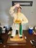 36" PASTA BANDIT MASKED CHEF STATUE. - 2