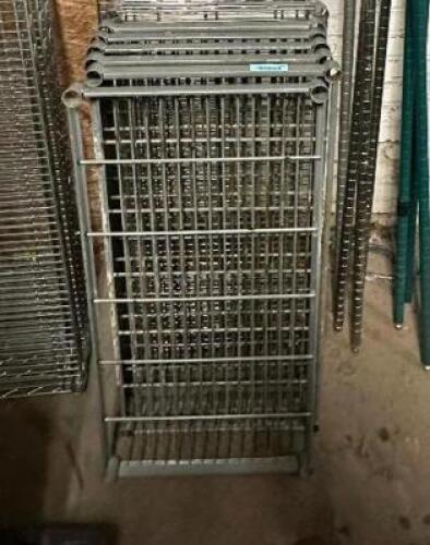 (6) 36" X 18" METAL SHELVING INSERTS