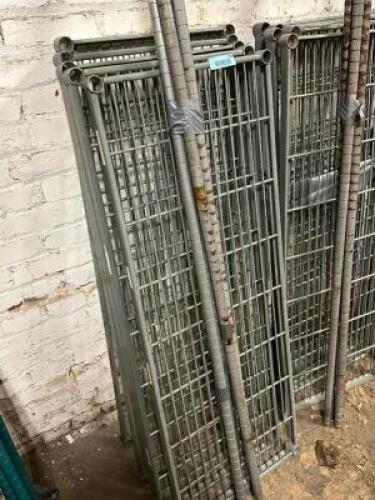 48" X 18" FIVE TIER METRO SHELVING UNIT