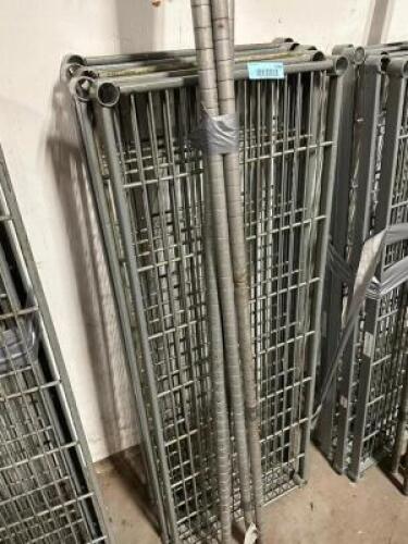 48" X 18" FIVE TIER METRO SHELVING UNIT