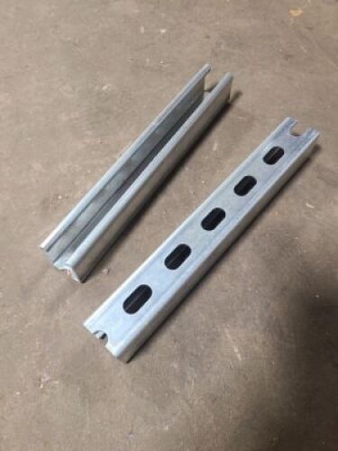 DESCRIPTION:&nbsp;(7) SLOTTED STRUT CHANNELSSIZE:&nbsp;12"QTY:&nbsp;7