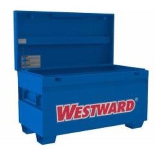 DESCRIPTION: (1) JOBSITE BOX CABINET, CHEST STYLE BRAND/MODEL: WESTWARD #780U10 INFORMATION: BLUE SIZE: 30" X 60" X 39" RETAIL$: $1970.76 EA QTY: 1