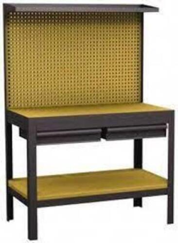 DESCRIPTION: (1) WORKBENCH BRAND/MODEL: WORKSMART #WS-MH-WKBN-120 INFORMATION: GRAY SIZE: 41.3" X 21.7" X 60" RETAIL$: $223.16 EA QTY: 1