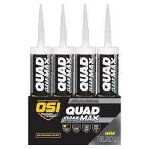DESCRIPTION: (12) EXTERIOR/INTERIOR WINDOW, DOOR, AND SIDING SEALANT BRAND/MODEL: OSI #2445634 INFORMATION: CLEAR SIZE: 9 FL OZ RETAIL$: $13.48 EA QTY