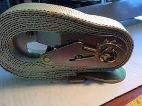 DESCRIPTION: (6) CARGO TIE DOW RATCHET STRAPS BRAND/MODEL: KINEDYNE #31000 INFORMATION: HEAVY DUTY RETAIL$: $34.99 EA QTY: 6