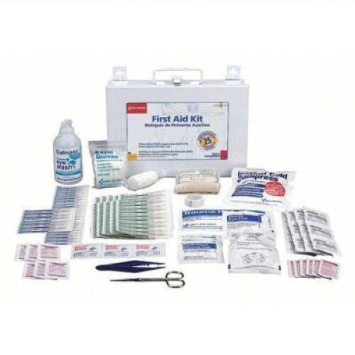 DESCRIPTION: (2) FIRST AID KIT BRAND/MODEL: FIRST AID ONLY #40JH46 SIZE: 25 PERSON KIT RETAIL$: $61.55 EA QTY: 2