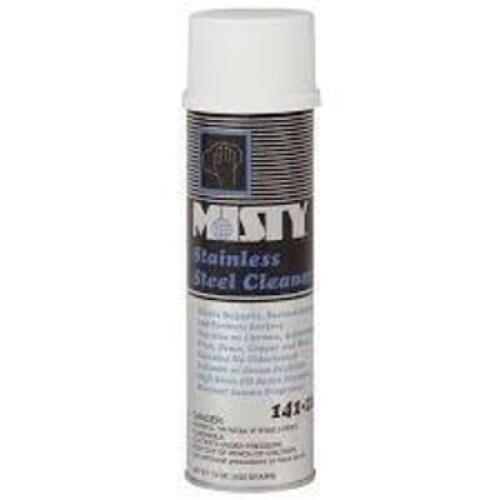 DESCRIPTION: (6) STAINLESS STEEL CLEANER BRAND/MODEL: MISTY SIZE: 15 OZ RETAIL$: $18.64 EA QTY: 6