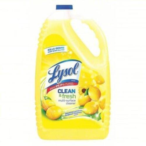 DESCRIPTION: (1) CLEANER AND DISINFECTANT BRAND/MODEL: LYSOL #54JG72 INFORMATION: LEMON FRAGRANCE SIZE: 1 GALLON RETAIL$: $76.96 TOTAL QTY: 1