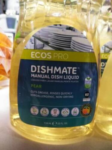 DESCRIPTION: (6) MANUAL DISH LIQUID BRAND/MODEL: ECOSPRO DISHMATE SIZE: 25 FL OZ RETAIL$: $20.00 EA QTY: 6