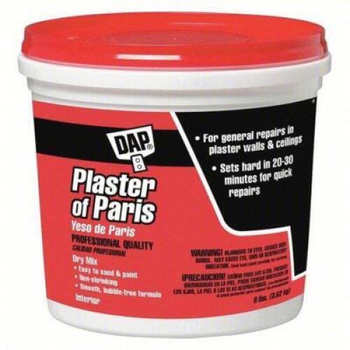 DESCRIPTION: (2) PLASTER OF PARIS BRAND/MODEL: DAP #10L527 SIZE: 8 LB RETAIL$: $12.63 EA QTY: 2